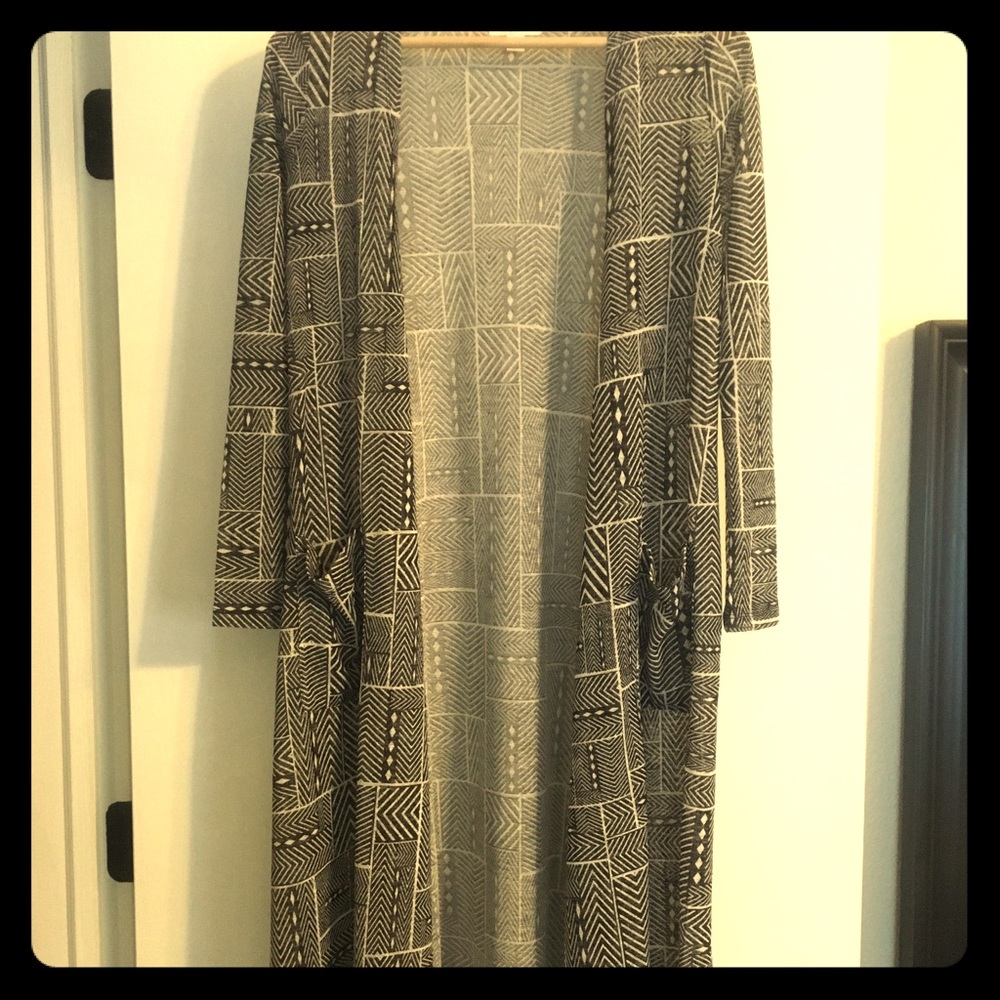 Lularoe Sarah long cardigan xs